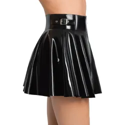 Black Level Jupe Vinyl Skirt Noire
